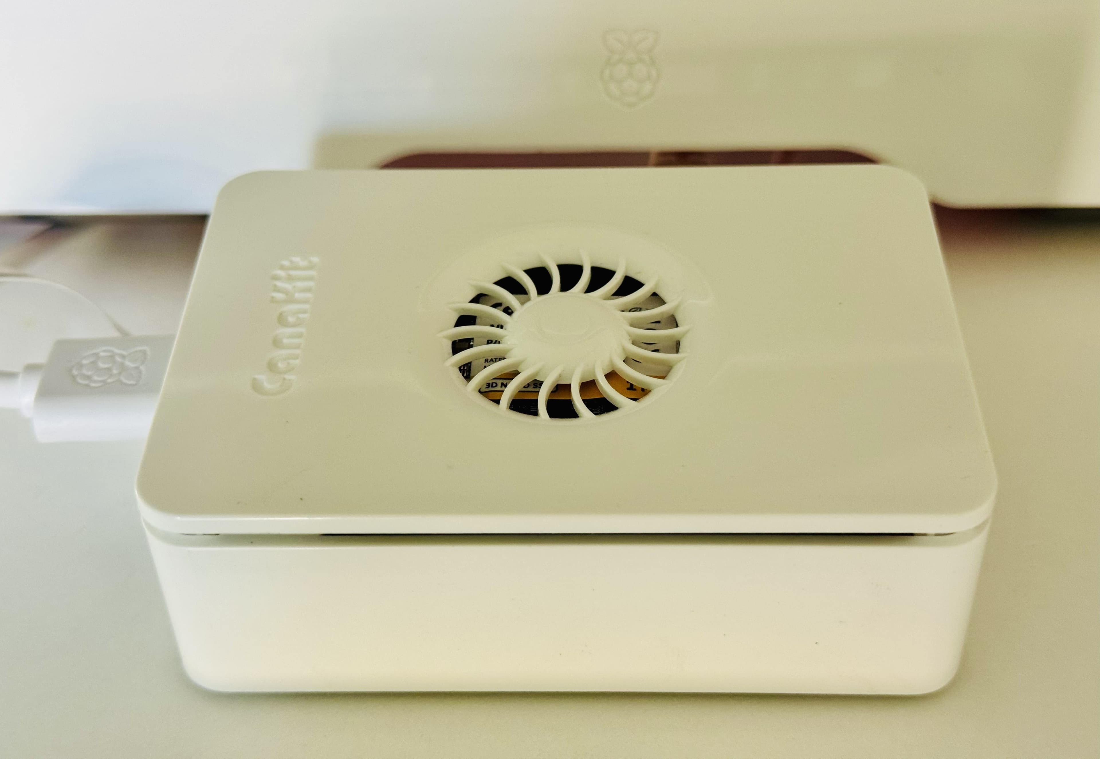 The Raspberry Pi 5 server hosting the site in production